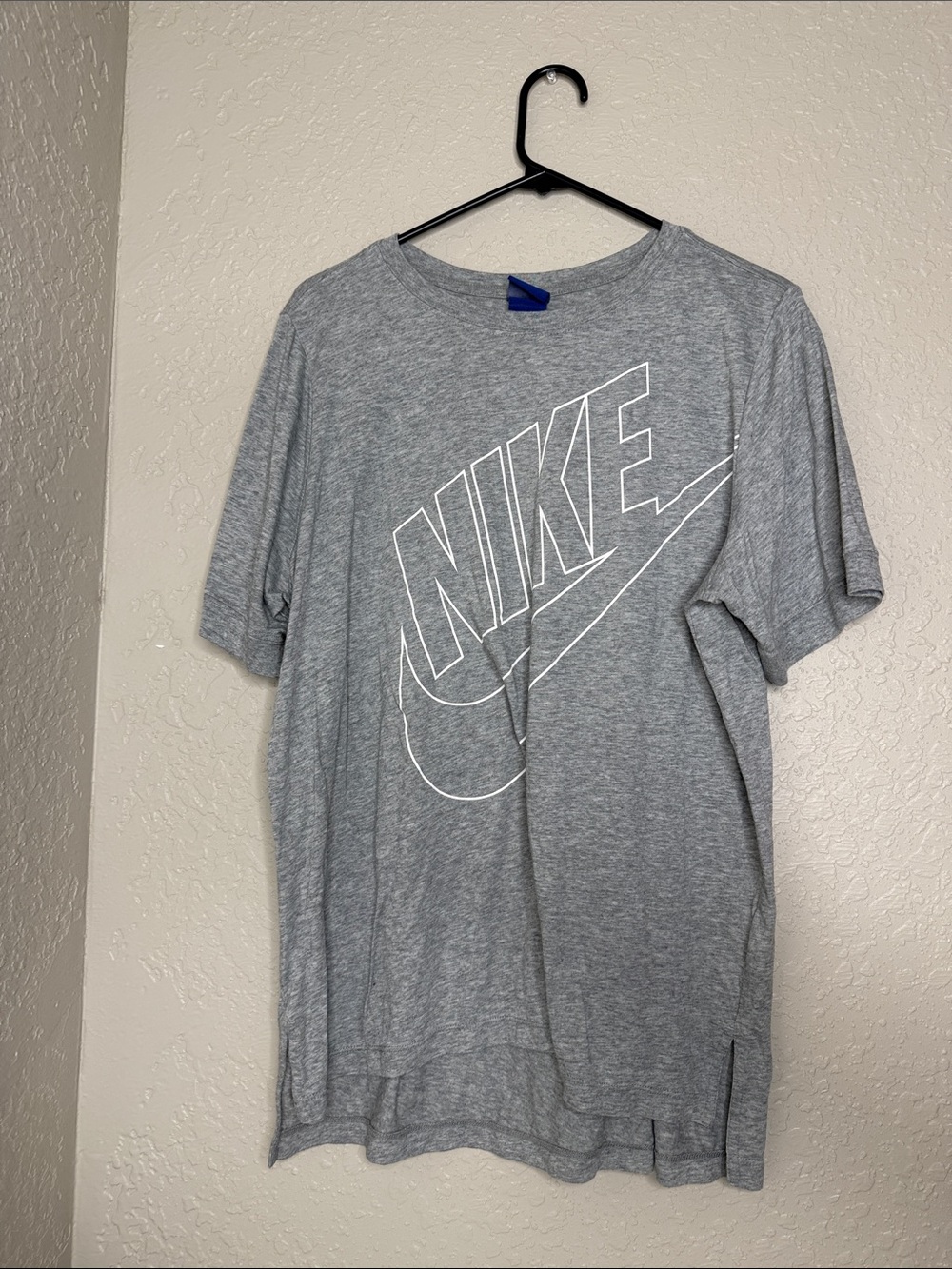 Nike Grey Short-Sleeve Logo Tee